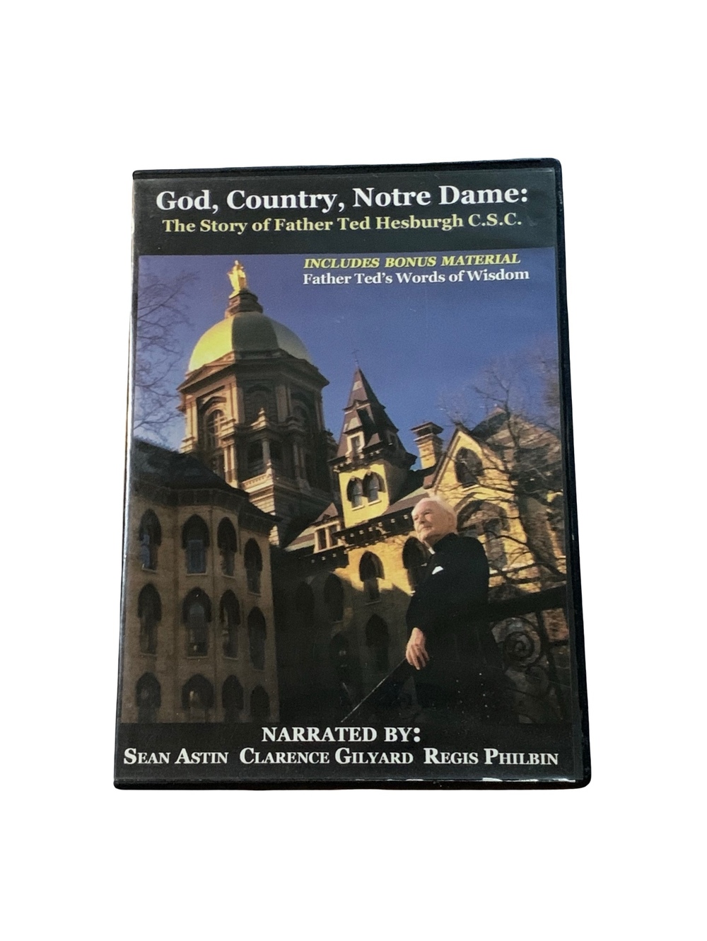 God, Country, Notre Dame Story of Father Ted Hesburgh DVD 2004 Bonus